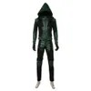 Green Arrow säsong 8 Oliver Queen Cosplay Costume valfri storlek245J