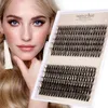 Cluster Eyelashes 240Pcs DIY Segmented Lashes Naturally Soft Light Handmade Reusable Individual Lashes 30P+40P Combon Set Grafted Lashes DHL