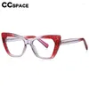 Solglasögon R57000 Gradient Färg ihålig Optical Spectacle Frame Women Trend Reading Glasses Top Quality Spring Hinge Presbyopic