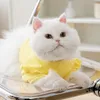 Dog Apparel Simple Cat Clothes Thin High-neck T-shirt Hairless Two-legged Puppy Small