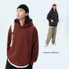 Sweats à capuche pour hommes Sweatshirts Automne 500G Sweat à capuche et polaire personnalisé mâle rétro couple vêtements de travail imprimé logo livraison directe Otije