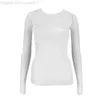 Yoga Top Fitness Dames Shirt met lange mouwen Gym Sportkleding Sneldrogend T voor VestGR7L