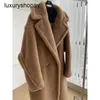 Maxmaras Coat Teddy Bear Womens Cashmere Maisons laine hiver