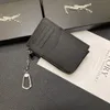 Klassisk kvinnors myntväska Designer Keychain Double Deck Card Bag Herrkorts påse på väskan på väskan