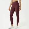 Pantaloni da yoga a vita alta Leggings da fitness push-up da donna Pantaloni sportivi a forma di T con elastico morbido per l'allenamento della corsa Lady