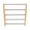 Kitchen Storage Rack Spice Seasoning Bottle Stainless Steel Shelf Cabinet Desktop Organizer Jar Holder