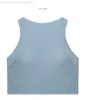 Womens Yoga Beha Tank Zomer Vest typevormig Geen Stalen Ring Ingebouwde Borst Pad Sport voor Vrouwen Gym Mouwloze Fitness Tops Mode Luxe Top Bras3LR0