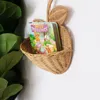 Handmade Rattan Basket Eco-friendly Home Cute Kids Storage Picnic Handbag Woman Wicker hand-woven Clutch 240113