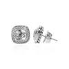 Designer David Yuman Jewelry Bracelet David's Four Square Earrings Popular 7mm Petite Earrings