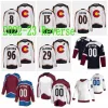 Maglia da hockey personalizzata uomo donna gioventù Colorado''Avalanche''Cale Makar Stanley Cup Champions Valeri Nichushkin Nathan MacKinnon Darcy Kuemper Nazem Kadri Gabri