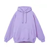 Mens Hoodies Moletons 320G Algodão Pesado Cor Sólida Casal Hoodie Base Tarambola Todo Outono e Inverno Moda Gota Entrega OT4EO