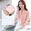 Frauen Blusen Frauen Lange Ärmeln Femal Weiß Tops 2024 Frühling Sommer Pullover Büro Dame Oberbekleidung Kleidung Koreanischen Stil