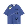 Мужская дизайнерская футболка Gu, винтажная ретро-стиранная рубашка, футболки люксового бренда, женская футболка с коротким рукавом, летние повседневные футболки, топы в стиле хип-хоп, шорты, одежда различных цветов-25