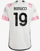 2023 2024 Soccer Jerseys Home Away Juventus Milik Di Maria Vlahovic Kean Pogba Chiesa McKennie Locatelli 23 24 Top fans Player Men Kids Kits Football Juves