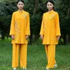 Hot Koop Mode Mannen Vrouwen Chinese Stijl Tai Chi Kleding Borduren Kung Fu Pakken Lente Herfst Vechtsporten Kostuum Sets