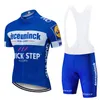 2019 Nouveau QUICK STEP Team maillot de cyclisme gel pad vélo shorts ensemble VTT SOBYCLE Ropa Ciclismo hommes pro été vélo Maillot wear237c