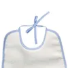 クロスステッチビブ12pcsset YB0035 for Kids Infant Saliva Towels Burp Cloths BabyBibs 240115