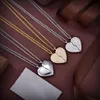 necklace for women designer for man diamond heart-shaped Gold plated 18K T0P quality luxury fashion brand designer anniversary gift 002