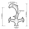 Torneiras de pia do banheiro preto óleo esfregado bronze bica giratória dupla cruz alças bonito animal estilo golfinho torneira da cozinha misturadora asf843