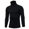 Maglione dolcevita autunno inverno uomo tinta unita casual pullover lavorato a maglia di lana uomo pullover slim fit abbigliamento 240115