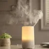 Fuktare mini luftfuktare ultraljud aroma diffusor USB Night Light Air Purifier Desktop Essential Oil Diffuser med varmt ljus för HOMEL240115