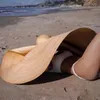 ベレーツ70cm特大の太陽の帽子折りたたみ可能な女性フロッピーストローハット直径大規模な夏のファッショントラベルビーチ卸売