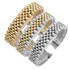 20mm Solid Stainless Steel Watch Band For Rolex datejust Watchbands Link Strap Bracelet287F