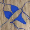 Swim Wear 2pcs Sexy Women Summer Swimwear Bikini Set Bra Tie Side G-String Thong Beach e Suit Swimsuit Bathing Suit Swimming SuitL240114