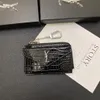 Klasik Kadın Para Çantası Tasarımcısı Keychain Çift Güverte Kart Çantası Erkek Kart Çantası Lisans Çantası Doğum Günü Hediyesi
