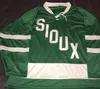 Maglia da uomo vintage 1959 North Dakota Fighting Sioux Hockey Jersey verde bianco vintage Sioux maglie vuote personalizzate qualsiasi nome ricamo cucito