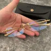 2024 Luxury Designer CH Sunglasses for Women Chromes Glasses Frames Mens New Business Half Gold Myopiaフラットレンズハート眼鏡フレームレディースユニセックスアイウェアQ9dn