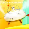 Humidificateurs Humidificateur hydratant aromathérapie huile essentielle UFO Double Jet purificateur d'air mignon ours polaire maison bureau Double pulvérisation HumidifieL240115