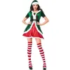 LCW Women's New Design Christmas Halloween Long Rleeve Christmas Costume Santa Claus Packa gruba dorosła impreza dla mężczyzn Elf DR280F