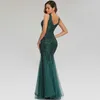 Casual Dresses Women's Elegant Sequin Evening Female Gown Glitter Gala Plus Size Fit For Dance Birthday Party Luxury