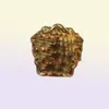 أقراط مصمم الأزياء ضد رسالة Banshee Head 18K Gold Plated Womens VE23 Charm5315570