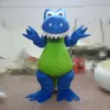 2019 Professional made green T-rex dinosaur mascot costume for adult to wear for 243T