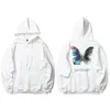 Mens Hoodies Sweatshirts 2022 Butterfly Hoodie Europe och USA tappar stor storlek Casual Fashion Coat Drop Delivery Otxen