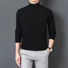 Mens Sweater Warm and Comfortable Long Sleeve Pullover Turtleneck Men Clothing 240115