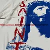 T-shirts pour hommes Blanc Saint Michael T-shirt Hommes Femmes 1 1 Haute Qualité Jésus Imprimer Manches Courtes T-shirts Tops Teephemeralew