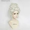 Synthetische Perücken Marie Antoinette Cosplay Perücke Prinzessin Mittleres lockiges hitzebeständiges Haar Perücken Q240115