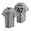 Aangepaste honkbal Jersey mannen vrouwen yout kids''Detroit''tigers''24 Miguel Cabrera 44 Daniel Norris 28 Niko Goodrum Gray''replica''road Jersey