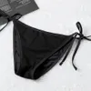 2024 Ny gränsöverskridande designer Swimwear Strappy Triangle Bag Sexig European och American Split Bikini Cannel