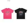 Men t Shirt Pink Young Thug Sp5der 555555 Mans Women Quality Foaming Printing Web Pattern 555 Fashion Top Tees 24ss 2DOIOZ8D OZ8DOZ8D OZ8D