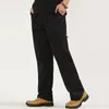 Pantalones para hombres Primavera y verano Tendencia casual Bolsillos oscuros A prueba de viento Fino Trotar Al aire libre Camping Deportes Trabajo