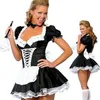 Costume da cameriera francese per donna, uniforme sexy per adulti, cosplay340F