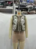 Nlzgmsj Vintage Fiore Ricamo Gilet Giacche Donna Estate Scollo a V Cardigan Camicie Boho Allentato Top femminile 240115