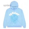 Hoodies Mens Sweatshirts New Sky Blue Sp5der Hoodie Men Women 1 Hip Hop Young Thug Spider World Wide 555555 Print Pullover Hoody Light 4YRW 4YRW MYNF