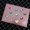 50pcs color butterfly DIY cute graffiti Waterproof PVC Stickers Pack For Fridge Car Suitcase Laptop Notebook Cup Phone Desk Bicycle Skateboard Case.