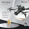 KBDFA NIEUW RG109 PRO MAX GPS DRONE Professionele obstakel Vermijding HD Dual Camera Borstelloze opvouwbare quadcopter RC Distance 3937.01inch UAV