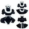 Sissy Maid Abito in PVC Pagliaccetto sissy boy CD TV Costume cosplay su misura210E